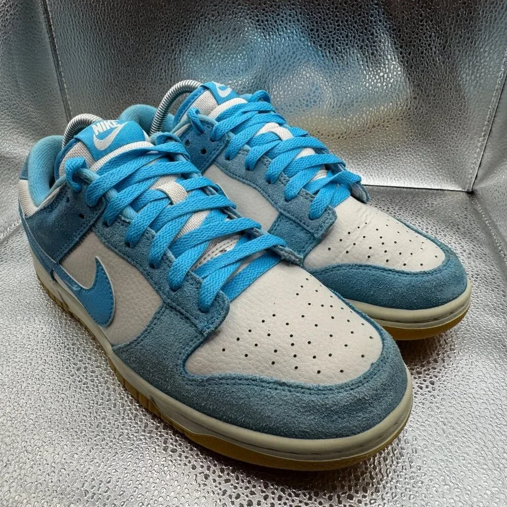 Size 8 Nike Dunk SE Low Baltic Blue White Mens Lace‎ Up Sneaker Shoes HQ1519-031